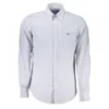 Harmont & Blaine Elegant Striped Button-down Cotton Shirt In Blue