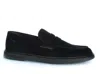 Harmont & Blaine Man Loafers Midnight Blue Size 9 Leather