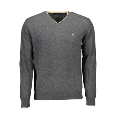 HARMONT & BLAINE GRAY WOOL SWEATER