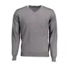 Harmont & Blaine Brown Wool Men Sweater In Gray
