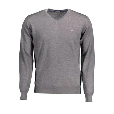 HARMONT & BLAINE GRAY WOOL SWEATER