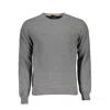 Harmont & Blaine Gray Wool Sweater In Gray