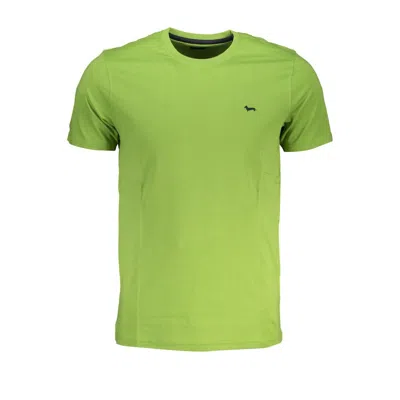 HARMONT & BLAINE GREEN COTTON T-SHIRT