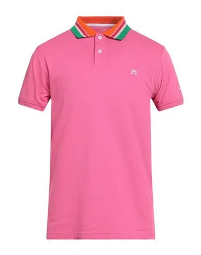Harmont & Blaine Jeans Man Polo Shirt Pink Size Xl Cotton