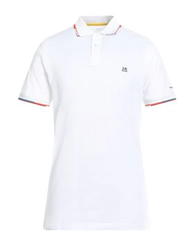 Harmont & Blaine Jeans Man Polo Shirt White Size Xl Cotton