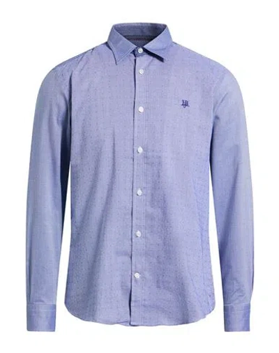 Harmont & Blaine Jeans Man Shirt Blue Size M Cotton