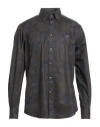 Harmont & Blaine Jeans Man Shirt Midnight Blue Size 3xl Cotton In Gray