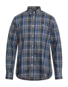 Harmont & Blaine Jeans Man Shirt Navy Size 3xl Cotton