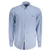 Harmont & Blaine Chic Light Blue Organic Cotton Shirt In Light Blue