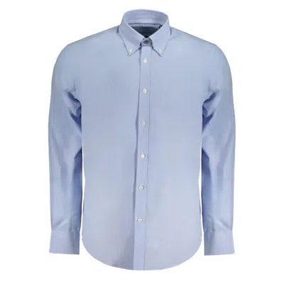 Harmont & Blaine Light Blue Cotton Men Shirt
