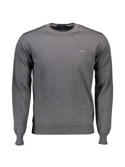 Harmont & Blaine Logo-embroidered Crew-neck Sweater In Multi