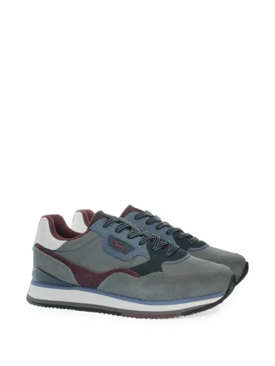Harmont & Blaine Logo-patch Panelled Sneakers In Gray