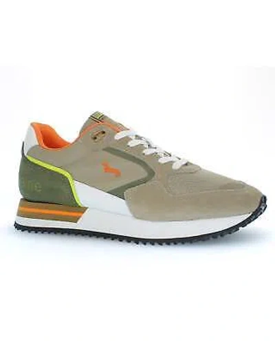 Pre-owned Harmont & Blaine Harmont&blaine Low Shoes 241.050 Camoscio Casual Trainers Textile And Suede In Beige