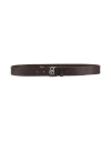 Harmont & Blaine Man Belt Dark Brown Size 39.5 Leather