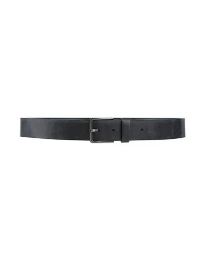 Harmont & Blaine Man Belt Midnight Blue Size 39.5 Leather