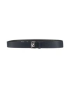 Harmont & Blaine Man Belt Midnight Blue Size 39.5 Leather