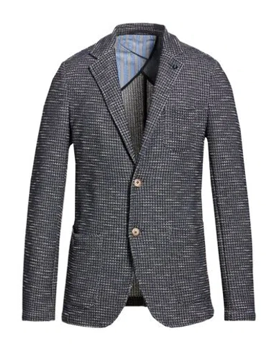 Harmont & Blaine Man Blazer Blue Size 42 Cotton, Polyester, Elastane