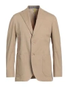 Harmont & Blaine Man Blazer Camel Size 46 Organic Cotton, Recycled Polyester, Elastane