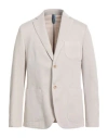 Harmont & Blaine Man Blazer Cream Size 38 Cotton, Linen, Polyamide, Elastane