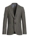 Harmont & Blaine Man Blazer Military Green Size 40 Wool, Polyurethane, Polyamide, Cashmere, Elastane In Green
