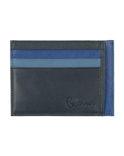 Harmont & Blaine Man Cardholder Navy Size - Goat Skin