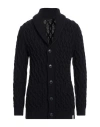 Harmont & Blaine Man Cardigan Midnight Blue Size Xxl Wool, Acrylic In Blue