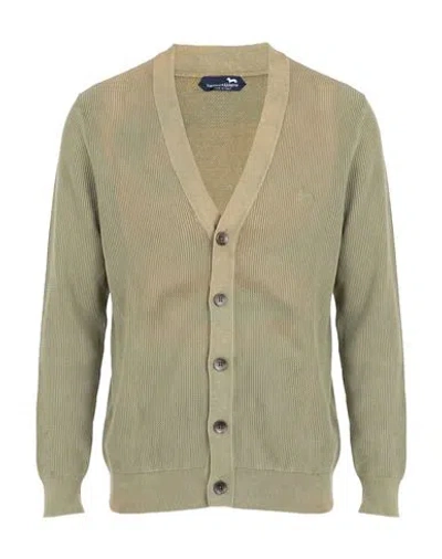 Harmont & Blaine Man Cardigan Sage Green Size M Cotton