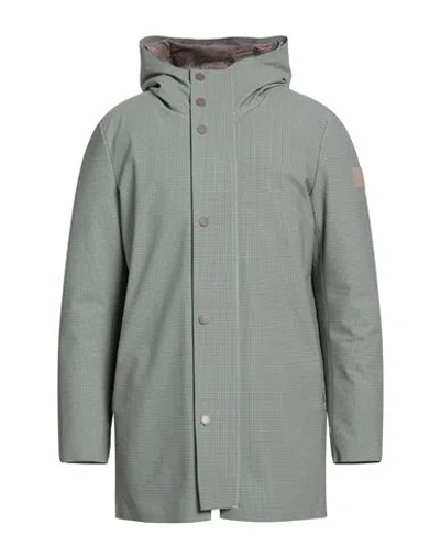 Harmont & Blaine Man Coat Green Size M Polyamide, Elastane In Multi