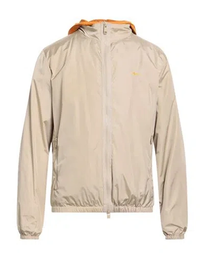 Harmont & Blaine Man Jacket Beige Size L Nylon