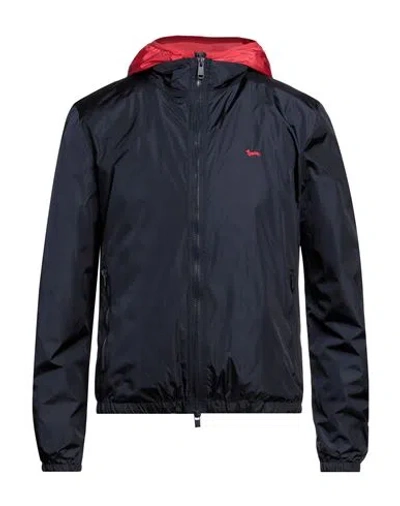 Harmont & Blaine Man Jacket Midnight Blue Size L Nylon