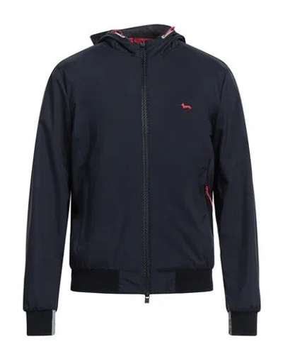 Harmont & Blaine Man Jacket Midnight Blue Size M Polyester