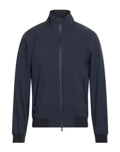 Harmont & Blaine Man Jacket Navy Size Xl Polyester In Blue