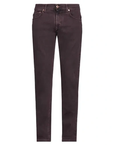 Harmont & Blaine Man Jeans Mauve Size 34 Cotton, Elastane In Brown
