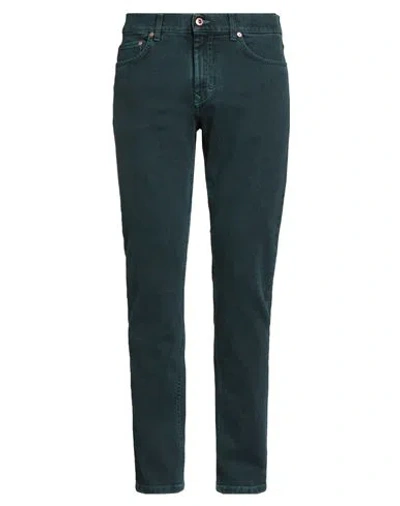Harmont & Blaine Man Jeans Turquoise Size 34 Cotton, Elastane In Blue