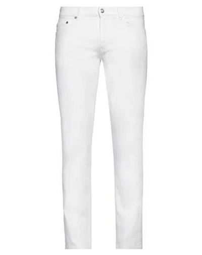 Harmont & Blaine Man Jeans White Size 34 Cotton, Elastane