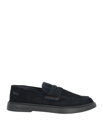 HARMONT & BLAINE HARMONT & BLAINE MAN LOAFERS MIDNIGHT BLUE SIZE 9 LEATHER