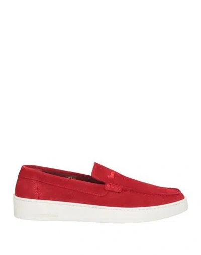 Harmont & Blaine Man Loafers Red Size 7 Leather