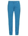 Harmont & Blaine Man Pants Blue Size 32 Cotton, Elastane In Blue