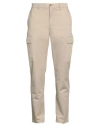 Harmont & Blaine Man Pants Beige Size 32 Cotton, Elastane