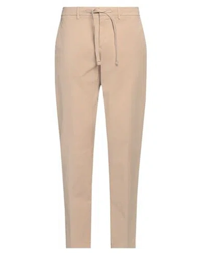 Harmont & Blaine Man Pants Beige Size 36 Cotton, Elastane