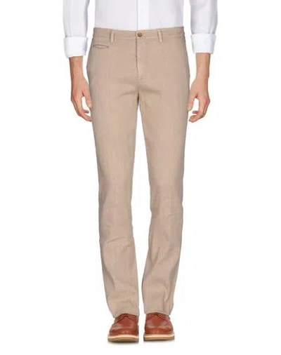 Harmont & Blaine Man Pants Beige Size 40 Linen, Cotton, Elastane In Neutral