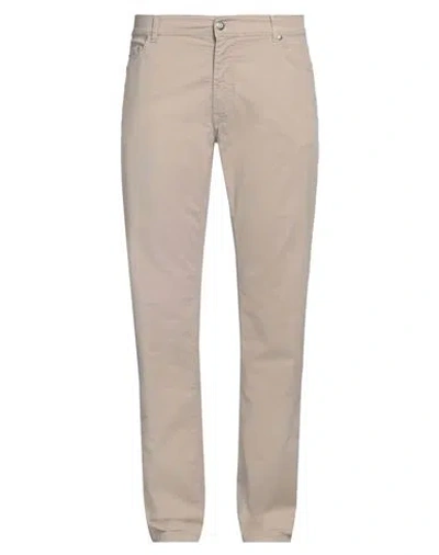 Harmont & Blaine Man Pants Beige Size 42 Cotton, Elastane