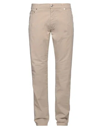 Harmont & Blaine Man Pants Khaki Size 40 Cotton, Elastane In Beige