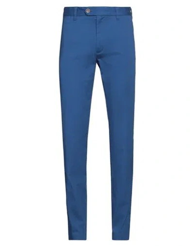 Harmont & Blaine Man Pants Blue Size 30 Cotton, Elastane