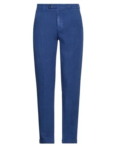 Harmont & Blaine Man Pants Blue Size 30 Linen