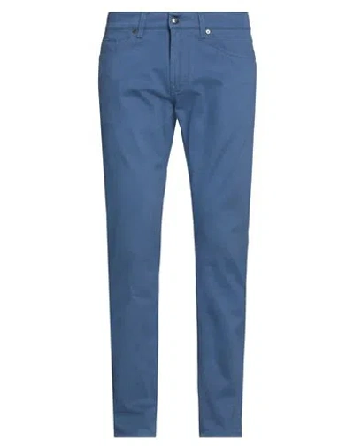 Harmont & Blaine Man Pants Blue Size 32 Cotton, Elastane