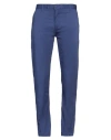 Harmont & Blaine Man Pants Blue Size 34 Cotton, Elastane In Blue
