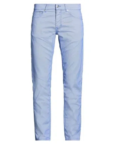 Harmont & Blaine Man Pants Blue Size 40 Cotton, Polyester, Elastane
