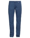 Harmont & Blaine Man Pants Navy Blue Size 28 Cotton, Elastane In Blue