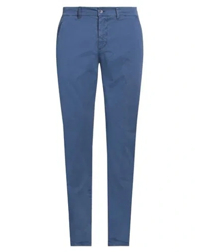 Harmont & Blaine Man Pants Blue Size 44 Cotton, Elastane